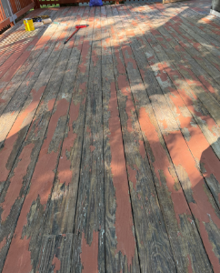 painting contractor Pennington before and after photo 1781202541652_deck3
